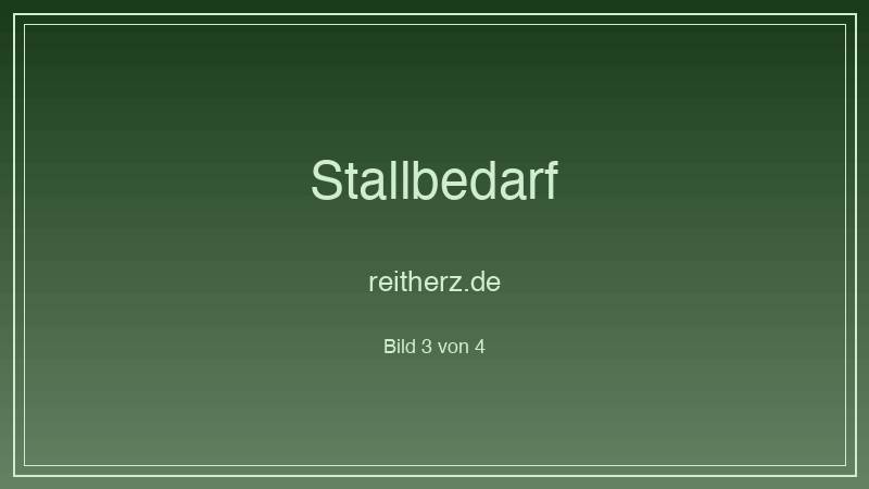 Stallausstattung für Pferde